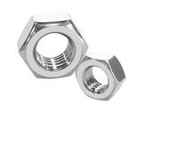 Kit surtido de tuercas hexagonales métricas M3 M4 M5 M6 M8 M10 Tuercas de seguridad hexagonales de acero inoxidable Sujetadores de hardware(M5,30PCS)