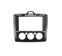 Kit Tablero Estéreo Android 9" para Ford para Focus MK2 MK3 Y S-MAX 2004-2014 Panel Montaje Radio Carcasa Marco Radio Coche(Black MT AC)