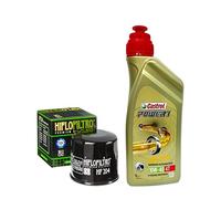 Kit Tagliando 4L Castrol Power 1 10 W40 Filtro Aceite Hiflofiltro hf204