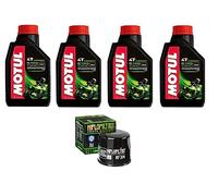 Kit Tagliando moto 4 litri olio Motul 5100 10W40 + filtro 204