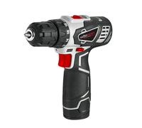 Kit Taladro Atornillador WORGRIP 12V | Batería Litio 1.5Ah | 32Nm de Par | Carga Rápida 60 min | Incluye Juego de 30 Herramientas Manuales y Maletín