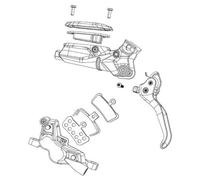 Kit Tapa DEPOSITO HIDR.SRAM FRE.Level ULT/SILV.ST