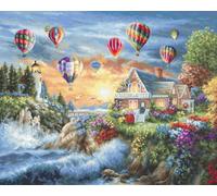 Kit Tapiz Luca-S Gold - Globos sobre Sunset Cove G614