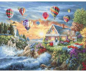 Kit Tapiz Luca-S Gold - Globos sobre Sunset Cove G614