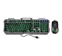 KIT TASTIERA E MOUSE TC-BG2006 GAMING USB NERO
