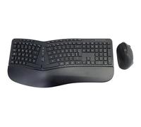 KIT TASTIERA + MOUSE ORAZIO02IT ERGONOMICA WIRELESS NERA