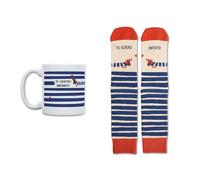 Kit Taza + Calcetines "Te quiero infinito" talla 42-46