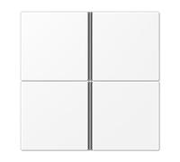 Kit teclas mód. F40 4 fases LS, color blanco mate (referencia: JUNG LS404TSAWWM)