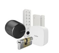 Kit Tedee Set GO2 de aluminio negro (incluye puente, teclado...