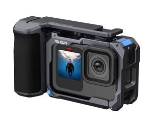 Kit Telesin StreetGrip para GoPro 9/10/11/12/13 con jaula