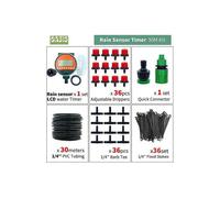 (Kit Temporizador-B 30m) Temporizadores de agua 50M-5M Sistema de riego por goteo DIY Riego automático