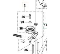 Kit Tensores De Correa 580279001 Original Husqvarna