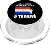 Kit Terere del Orgullo Paraguayo Bebedor Cold Mate Yerba Terere PopSockets PopGrip para MagSafe