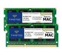 Kit Timetec de 8 GB (2 x 4 GB) compatible con Apple DDR3 1333 MHz PC3-10600 para Mac Book Pro (principios/finales de 2011, 13/15/17 pulgadas), iM