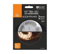 Kit tira led silver electronics 300 lm - m - 3m - 12v - 4.8w - m - 3000k - luz calida