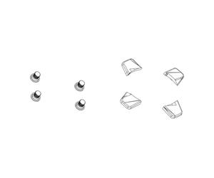 Kit TORNI.Plato SRAM Red/Force AXS 4BRA.1x ALU.NEG