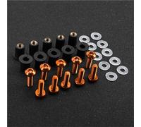 Kit Tornillos Alerón Viento, 5mm, 10 Uds., Para Suzuki, Para BURGMAN 650, 400, 125, 200, AN650, AN400, AN125, AN200(Orange)