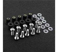 Kit Tornillos Alerón Viento, 5mm, 10 Uds., Para Suzuki, Para BURGMAN 650, 400, 125, 200, AN650, AN400, AN125, AN200(Plata)