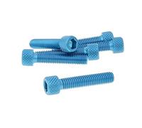 Kit tornillos Allen azul M6x30 Vicma compatible con Znen Tell | 6 unidades, aluminio anodizado, no apto para piezas estructurales o freno, compatible con Puch Mawi.