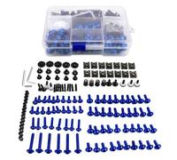 Kit Tornillos Carenado Chasis Motocicleta, Clips Sujeción, Tornillo Para Y&amaha Para XJ6 DIVERSION Para XJ600 650 6F 700 750 900(Blu)