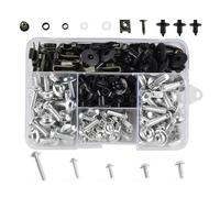 Kit Tornillos Carenado Motocicleta M5 M6, Clip De Tuerca Para Y&amaha Para Desviación XJ6N FZ6R FZR1000 FZR750R FZR600(Plata)