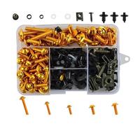 Kit Tornillos Carenado Motocicleta M5 M6, Clip De Tuerca Para Y&amaha Para Desviación XJ6N FZ6R FZR1000 FZR750R FZR600(Gold)