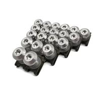 Kit Tornillos Compatible Con Gas Gas EC2T FSE FSR EC300 EC250 20 Piezas Motocicleta Para Cuerpo De Carenado Personalizado Para Tornillo Perno Para Pernos Resorte Tuercas M6(Silver)