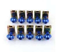 Kit Tornillos Compatible Con Yamaha Para YZF-R125 Para YZF-R25 Para R3 Para YZF-R6 Para YZF-R1 FZR600 Para YZF600R Carenado Para Kit Pernos Tornillos Tuerca(Blue)