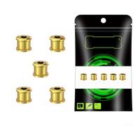Kit Tornillos Fijación para plato Bici 6.5mm Kit Tornillos Fijación | tuerca-tornillo estable, anti vibraciones, seguridad para máxima para en trayectos largos, aluminio durable