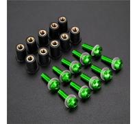 Kit Tornillos Montaje Parabrisas, Perno Parabrisas 5MM, 10 Piezas, Para S1000RR 2010-2023 2022 2021 2020(Green)