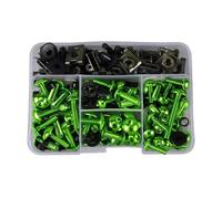 Kit tornillos Motocicleta Compatible Con Suzuki Para GSXR600 Para GSXR750 Para GSXR1000 Kit De Pernos De Carenado De Carrocería De Parabrisas De Motocicleta(Green)