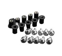Kit Tornillos Parabrisas Moto Para HON@&DA CBR600 F2, F3, F4, F4i CBR600F 1991-2024 Kits De Tornillos Parabrisas Motocicleta 5 Mm(Sliver)