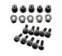 Kit Tornillos Parabrisas Moto PARA KYMCO SHADOW 300 / PEOPLE 300 MY ROAD 700 MV AGUSTA F4/F4R Tuercas De Fijación M5 Para Motor, Parabrisas, Tornillos De Montaje(10Pieces black)