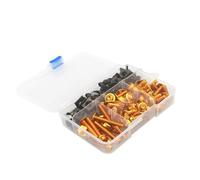 Kit Tornillos Tuercas Carenado Motocicleta para Yamaha para Xmax 300 650 1100 para Aerox 50 155 para Raptor 700 Clips Tuercas(Type C)