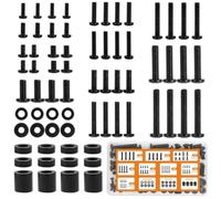 Kit Tornillos TV 92 Piezas M5 para m6 M8 para Montaje Kit Tornillos | Incluye , M5, para m6, M8; 92 piezas totales; para ideal montaje seguro; compatible principales
