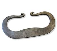 Kit tradicional de chispa de fuego de acero al carbono con pedernal inglés natural en bolsa con cordón, fabricado en el Reino Unido (acero en forma de C)