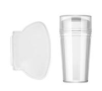 Kit transparente de sellos de uñas - estampador, prensa de raspador, rodillo de | Almohadilla de arte de uñas visible con cubierta, herramienta de molde de decoración de bricolaje para co