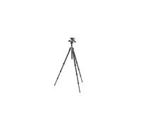 Kit trípode Gitzo Mountaineer Serie 3 GK3532 + Rótula Gitzo 3-Way Fluid GHF3W, Trípode de 3 Secciones en Fibra de Carbono para Cámaras DSLR, Reflex y Videocámaras, Soporta hasta 13Kg