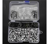 Kit Tuercas Pernos Kit De Tornillos Para Carenado Motocicleta Para Para Rebel 300 Para Rebel300 Fijación, Tuercas La Carrocería, Clips Tornillos Carenado Motocicleta(Plata)