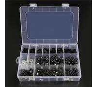 Kit Tuercas Pernos Kit De Tornillos Para Carenado Motocicleta Para Suzuki SV650S SV 650 S 650S 1999-2023 Tuercas Fijación, Clips Carrocería Tornillos Carenado Motocicleta(Negro)