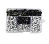 Kit Tuercas Pernos Kit De Tornillos Y Tuercas Para Carenado Motocicleta Para DUCATI 848 821 796 797 696 950 195 Piezas Clips Fijación Para Carrocería Tornillos Carenado Motocicleta(Plata)