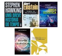 Kit Uma breve história do tempo + Espaço e tempo + Teoria + 2 livros