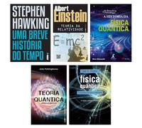 Kit Uma breve história do tempo + Física Quântica + Teoria + 2 livros
