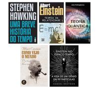 Kit Uma breve história do tempo + Teoria + Teoria Quântica + 2 livros
