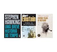 Kit Uma breve história + Teoria da Relatividade + Como vejo o mundo