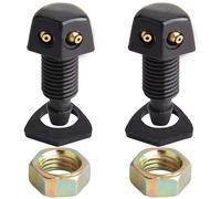 Kit universal de 2 piezas para limpiaparabrisas delantero de coche, boquilla rociadora, kit de rociado para parabrisas y de limpieza para proyectos automotrices