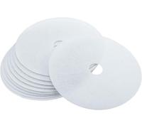 Kit universal de repuesto de 10 filtros de escape para secadora, disco redondo blanco y filtros de papel de algodón para secadoras Panda, Magic Chef, Sonya, Avant, eliminación de pelusas (227 x 33 mm)