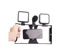 Kit Universal de Soporte de Video para Smartphone con Liberación Rápida y Estabilizador para Blogs y Transmisiones en Vivo.