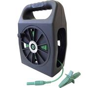 Kit vainas de seguridad [enchufe 4 mm - Toma de 4 mm] 30.00 m verde Cliff cih299430