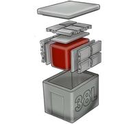 Kit Validado de Temperatura Refrigerada | Nevera Portátil de Temperatura Refrigerada | Kit de Porexpán Reutilizable Profesional Especial para el Transporte y Conservación de Producto (38L - 72H)